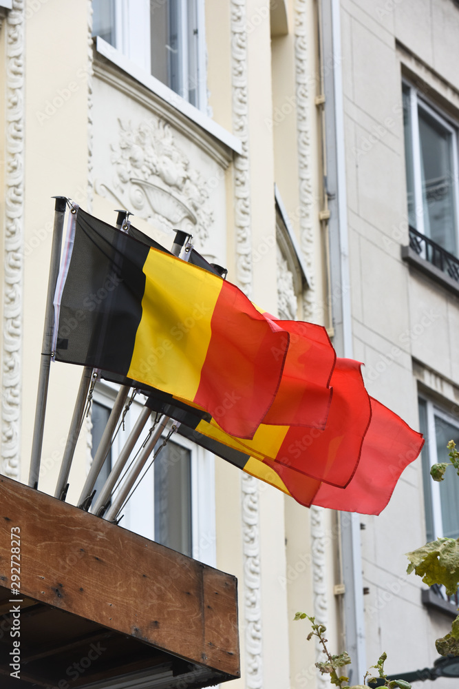 Drapeau Belgique Belge Pays Patrie Federal Stock Photo Adobe Stock