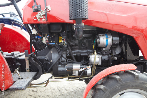 Foto Agricultural tractor and its parts