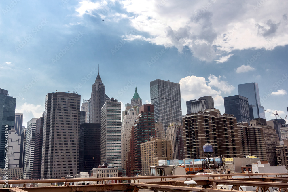 Skyline of Manhattan, New York City Skyline of Manhattan, New York City