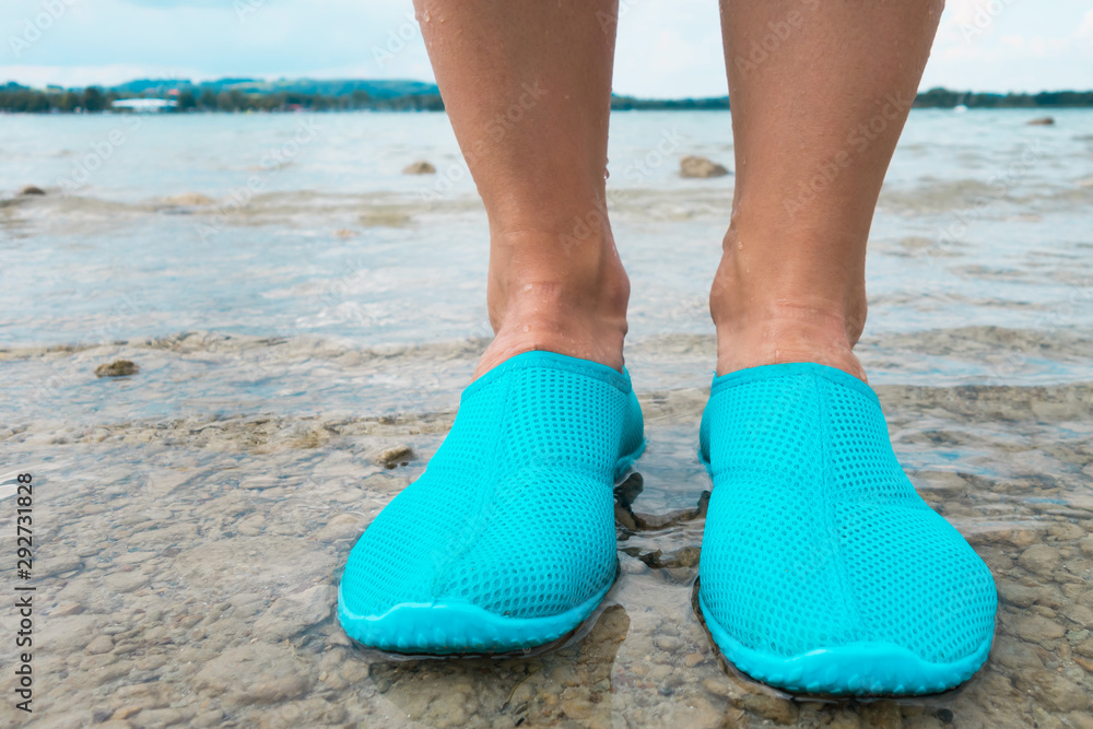 Water sales shoes blue