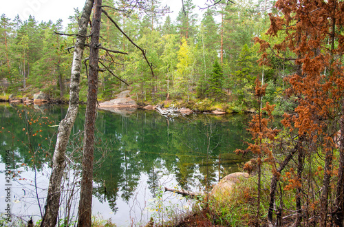 View of The Oraj  rvi Lake  Nuuksio  Espoo  Finland