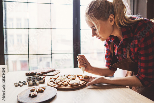 Fotografie Christmas bakery
