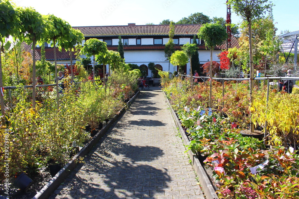 Fototapeta premium gartenausstellung