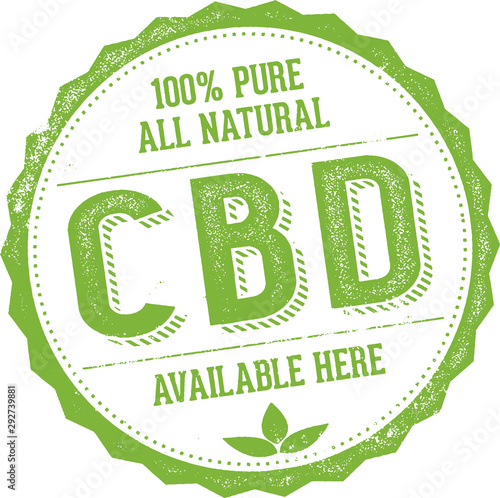 Natural CBD Oil Available Here Stamp Sign