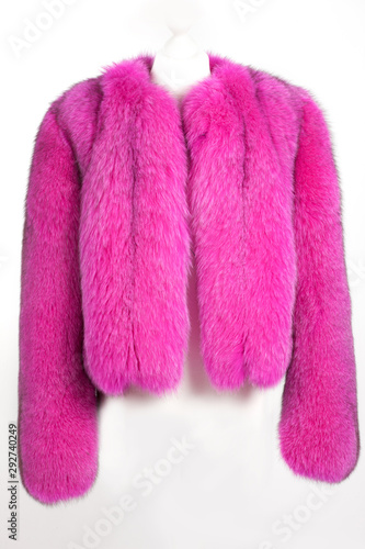 pink mink - expensive fur coat