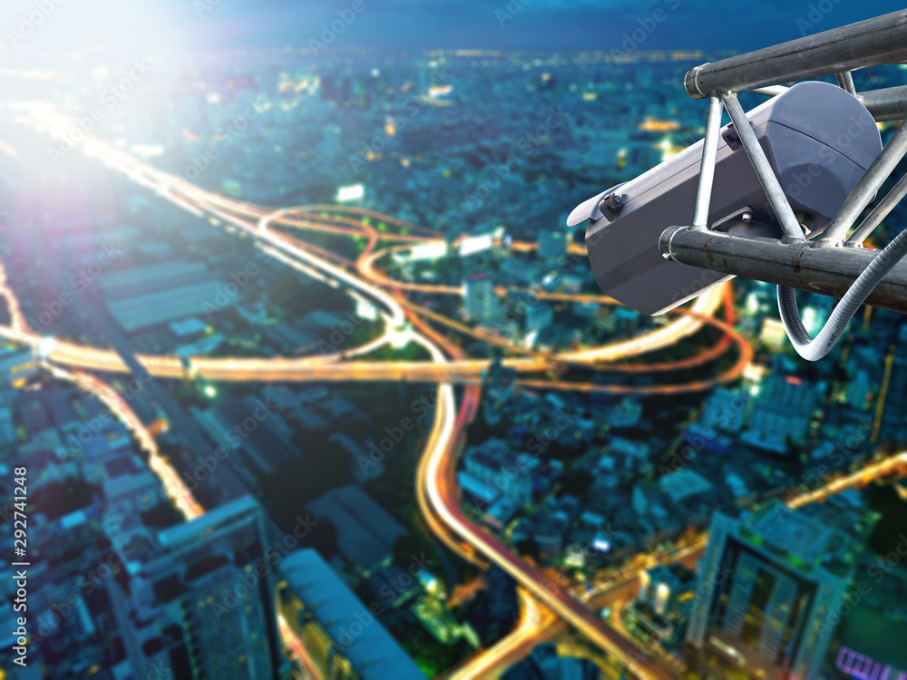 Fototapeta premium cctv to record and property protection