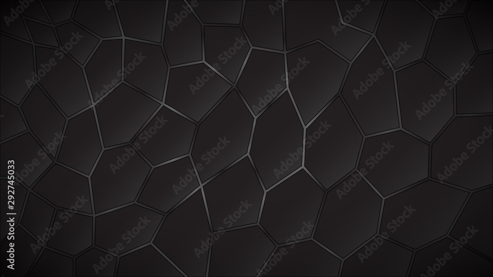 Abstract dark background of polygons in gray colors Abstract dark background of polygons in gray colors