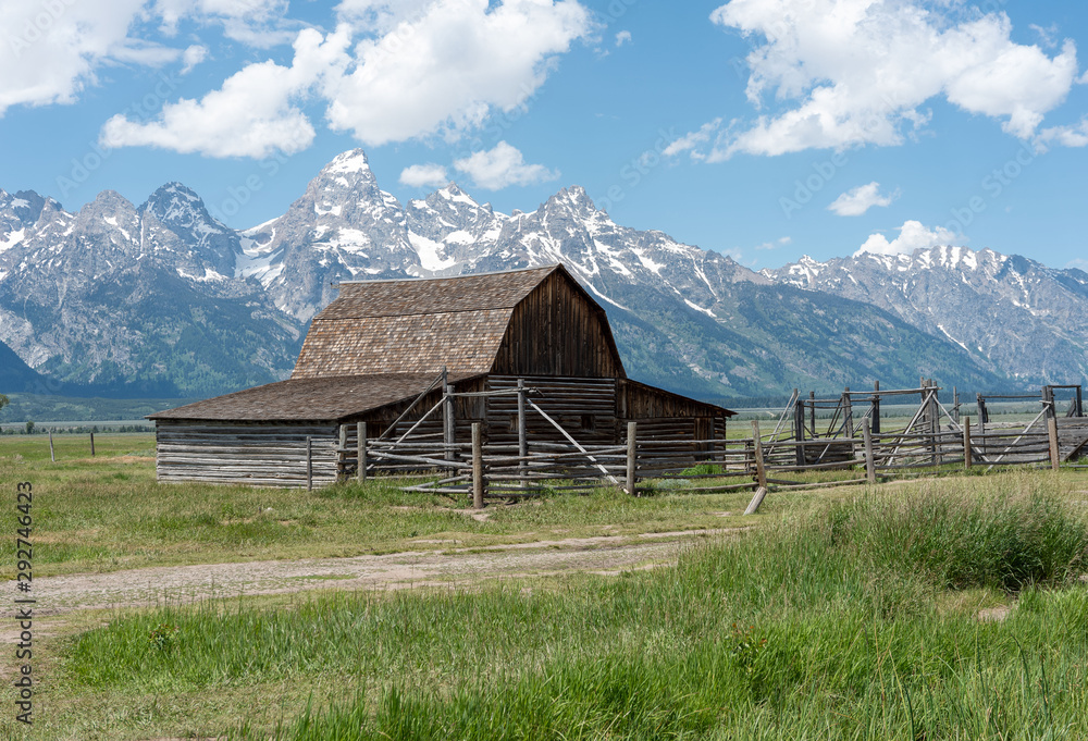 Mormon Barn and the Grand Tetons