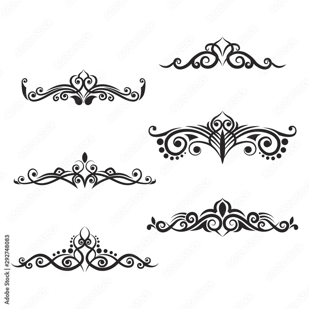 design ornament for frame decoration and invitation card design ornament for frame decoration and invitation card