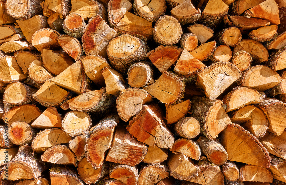 Firewood -  Stack of wood logs
