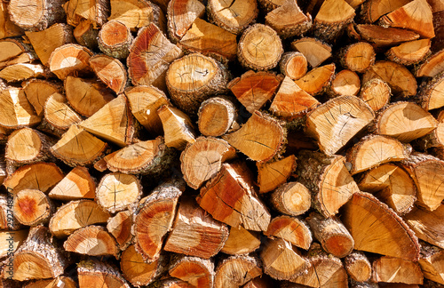 Firewood -  Stack of wood logs