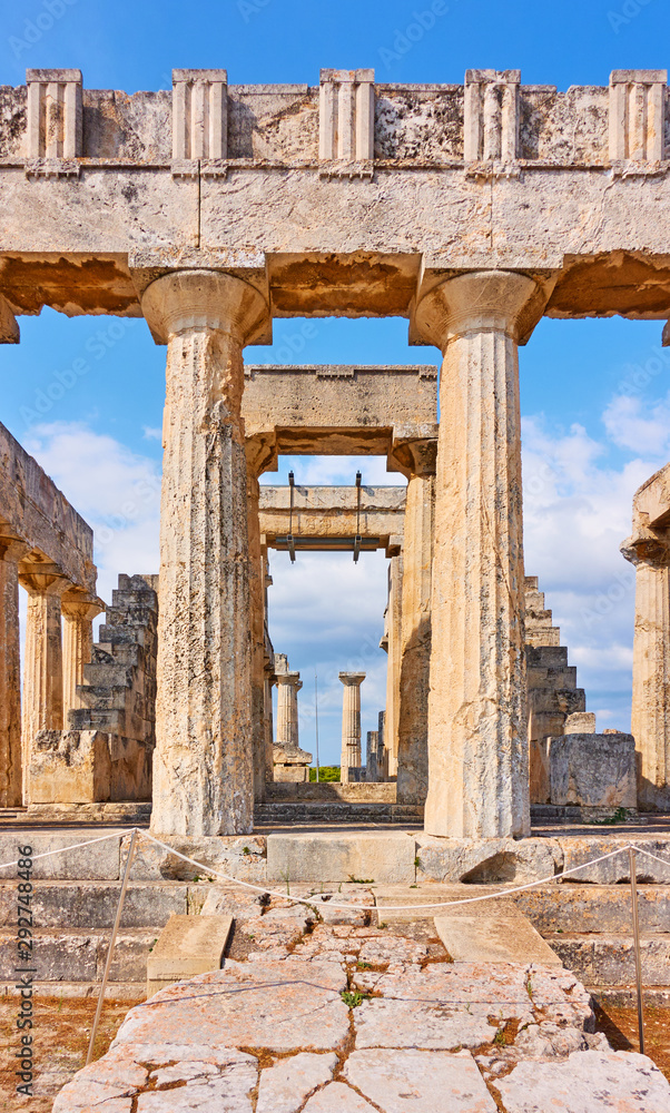 Temple of Aphaea in Aegina Island