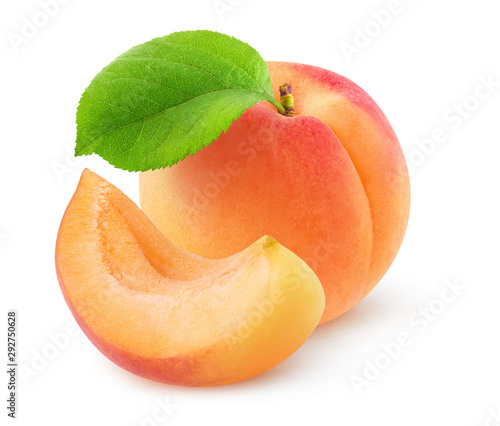 Photo Isolated apricot