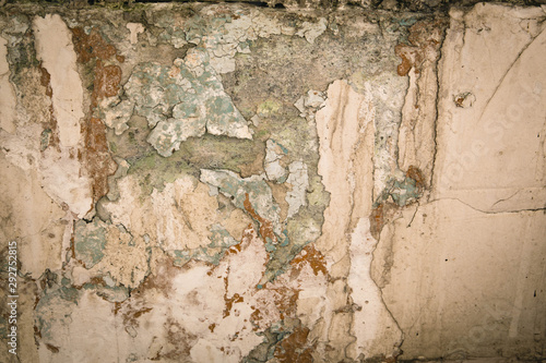 Old cracked wall - abstract background
