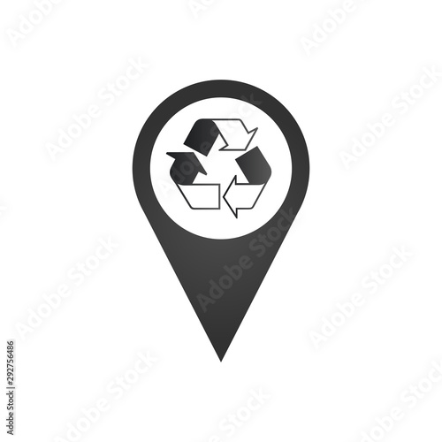 Recycle symbol inside map p...