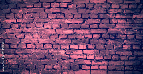 Texture of destroyed brick wall.