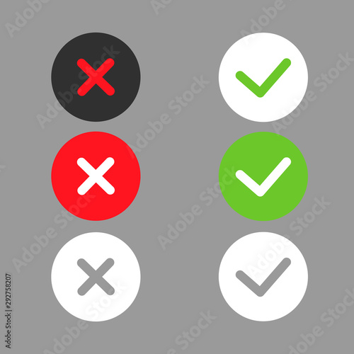 set of buttons icons vector