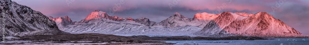 Fototapeta Północne krajobrazy, południowy Spitsbergen