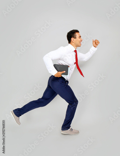 Running African-American bu...