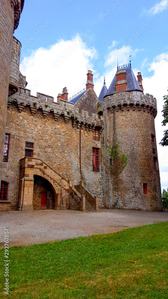 The medieval castle of Combourg French Brittany