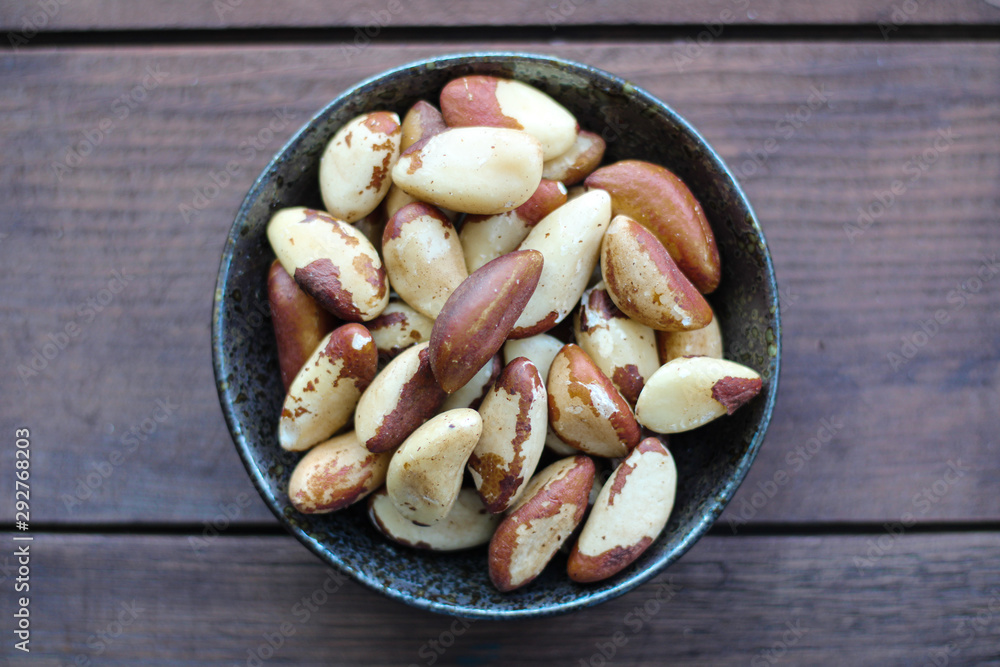 Brazil nuts in a bowl Brazil nuts in a bowl