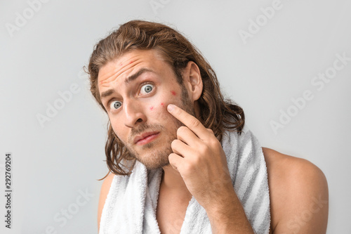 Portrait of young man with ...