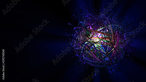 chaotic modern abstract background