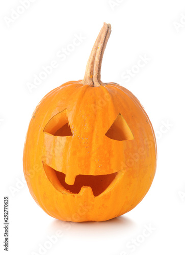 Traditional jack-o'-lantern...