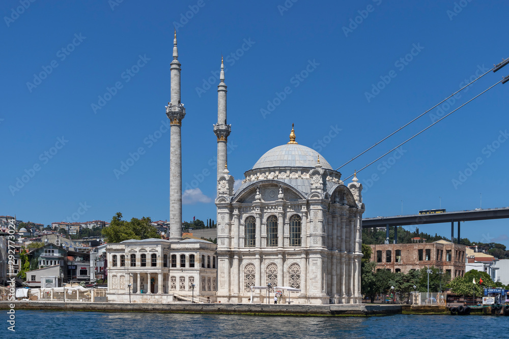 15 July Martyrs Bridge over  Bosporus at city of Istanbul