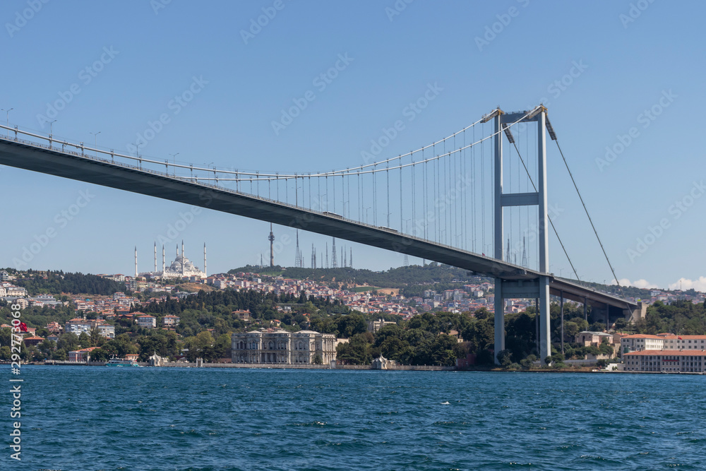 15 July Martyrs Bridge over Bosporus in city of Istanbul 15 July Martyrs Bridge over Bosporus in city of Istanbul