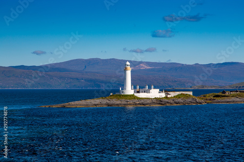Eilean Musdile lighthouse, Near The Isle of Mull, Scotland