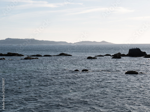 view of beach with rocks