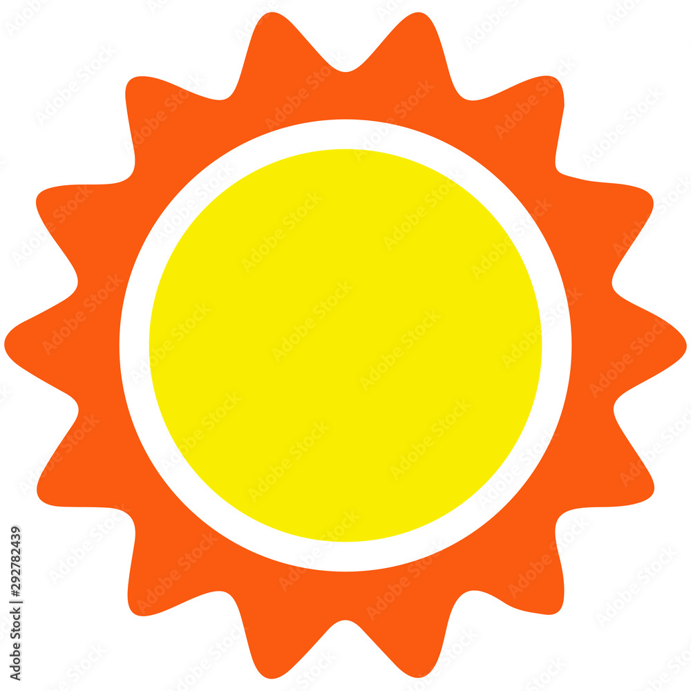 Sun icon for website and game design. Sun icon for website and game design.