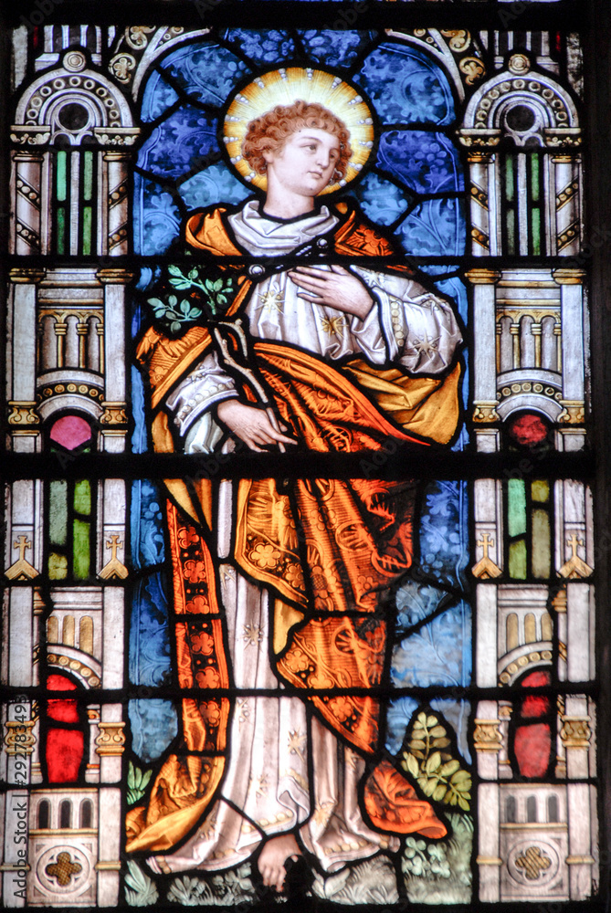 Saint Jacob stain glass