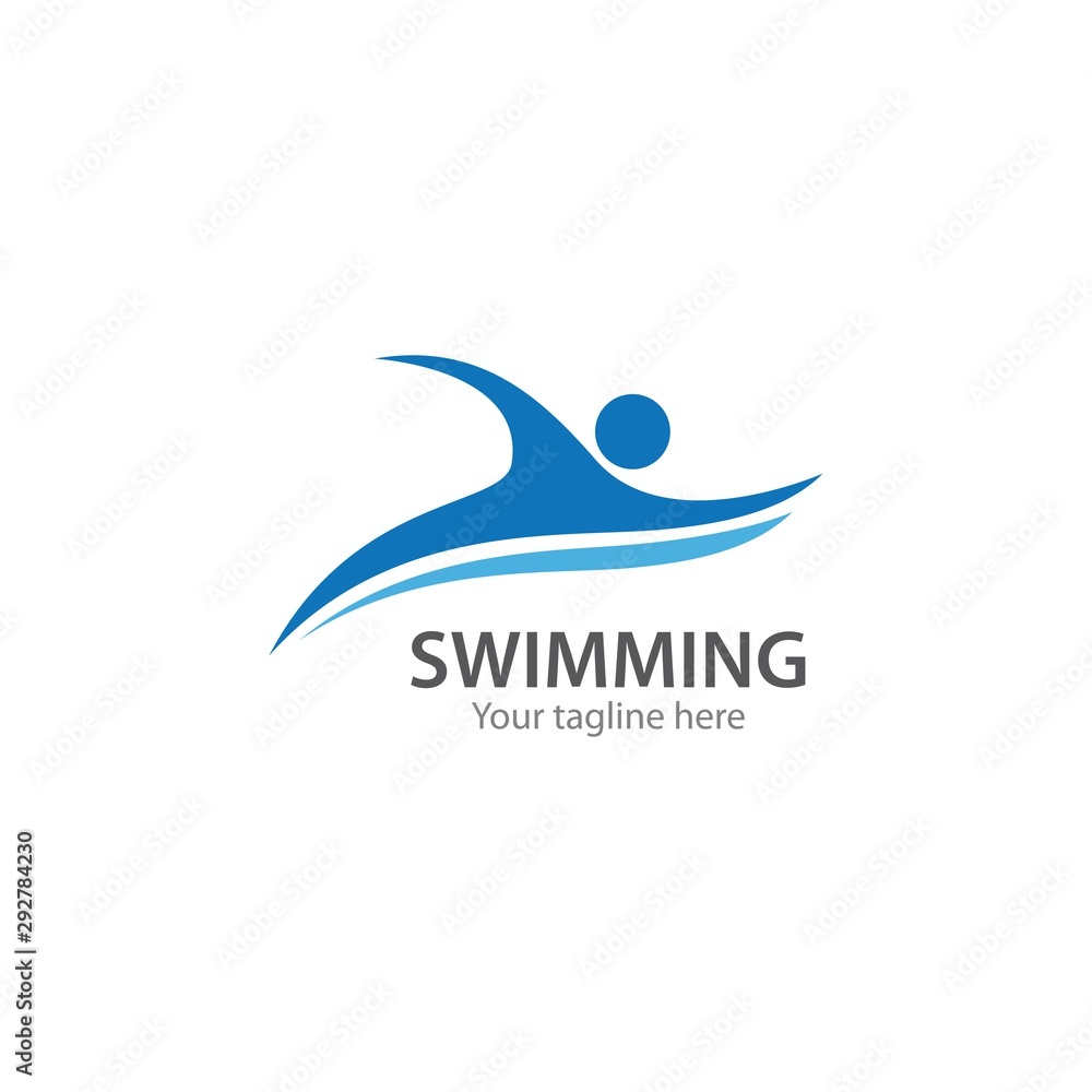 Swimming sport logo Swimming sport logo