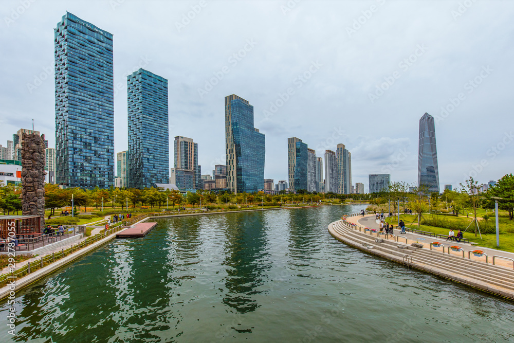 Central Park in Songdo incheon South Korea. Central Park in Songdo incheon South Korea.