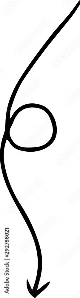 Black Simple thin arrow variation illustration Black Simple thin arrow variation illustration