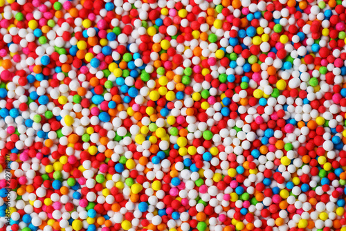 close up of colorful sparkling sugar background