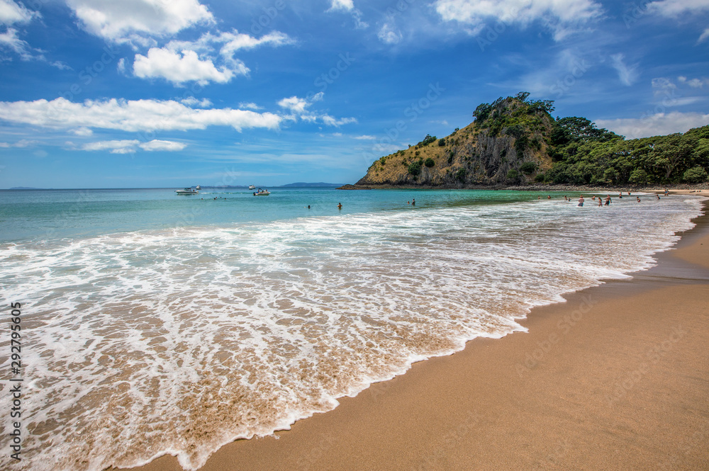 Obraz premium Beach view at Cathedral Cove, Coromandel
