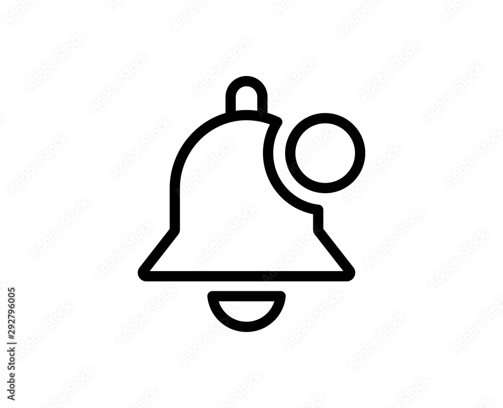 Bell line icon