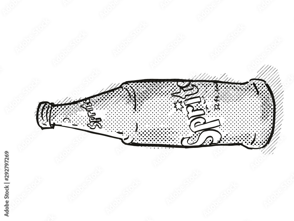Sprite Bottle Drawing