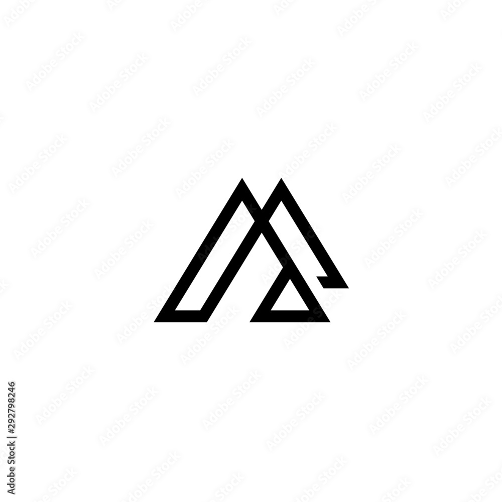Letter A logo icon design template elements Letter A logo icon design template elements