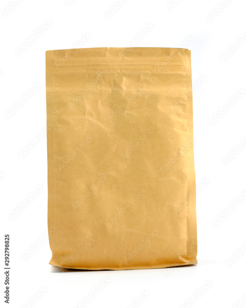 Natural craft coffee bean pack for logo mockup with white background. organic packaging design mock up. Natural craft coffee bean pack for logo mockup with white background. organic packaging design mock up.