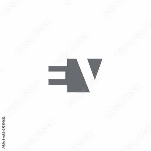 Free Download EV Logo - GFXLoad