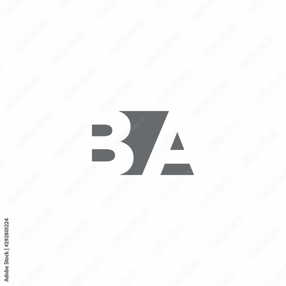 Obraz premium BA Logo