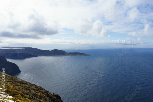 Wallpaper Mural Majestic steep cliff view from the northcape, in northern Norway. Torontodigital.ca