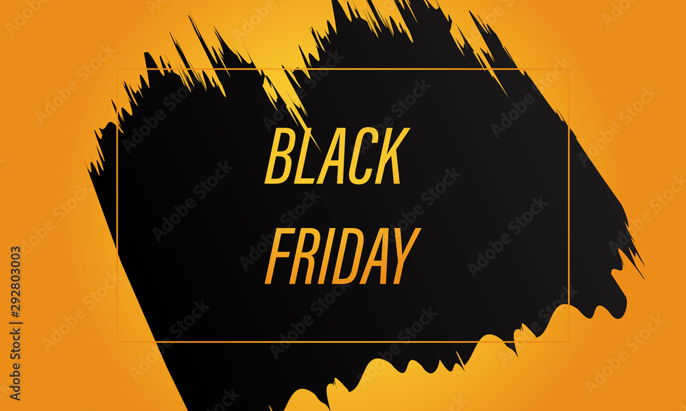 Fototapeta premium Abstract Black friday banner concept 
