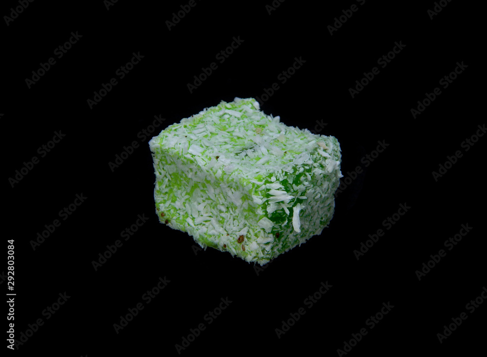marmalade candy isolated on a black background marmalade candy isolated on a black background