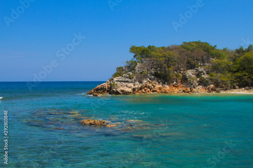 coastline with blue sea © Kurtis