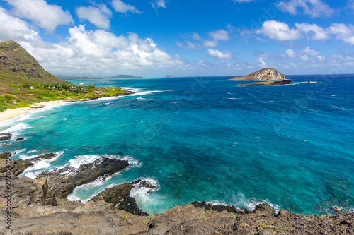 Island over the Ocean